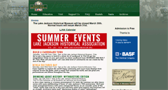 Desktop Screenshot of lakejacksonmuseum.org